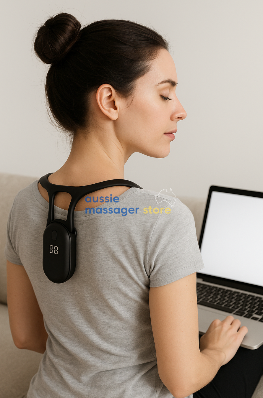 SmartSense Posture Trainer | Intelligent Vibration Feedback, Lightweight & Discreet for Better Spine Alignment