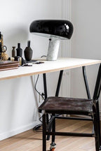 Marble Table Lamp with Modern Design for Living Room, Bedroom & Office Decor