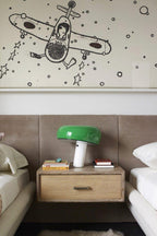 Marble Table Lamp with Modern Design for Living Room, Bedroom & Office Decor