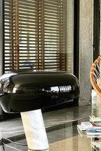 Marble Table Lamp with Modern Design for Living Room, Bedroom & Office Decor