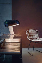 Marble Table Lamp with Modern Design for Living Room, Bedroom & Office Decor