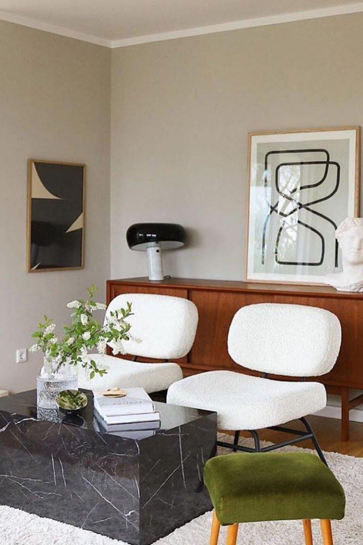 Marble Table Lamp with Modern Design for Living Room, Bedroom & Office Decor