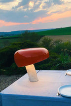 Marble Table Lamp with Modern Design for Living Room, Bedroom & Office Decor