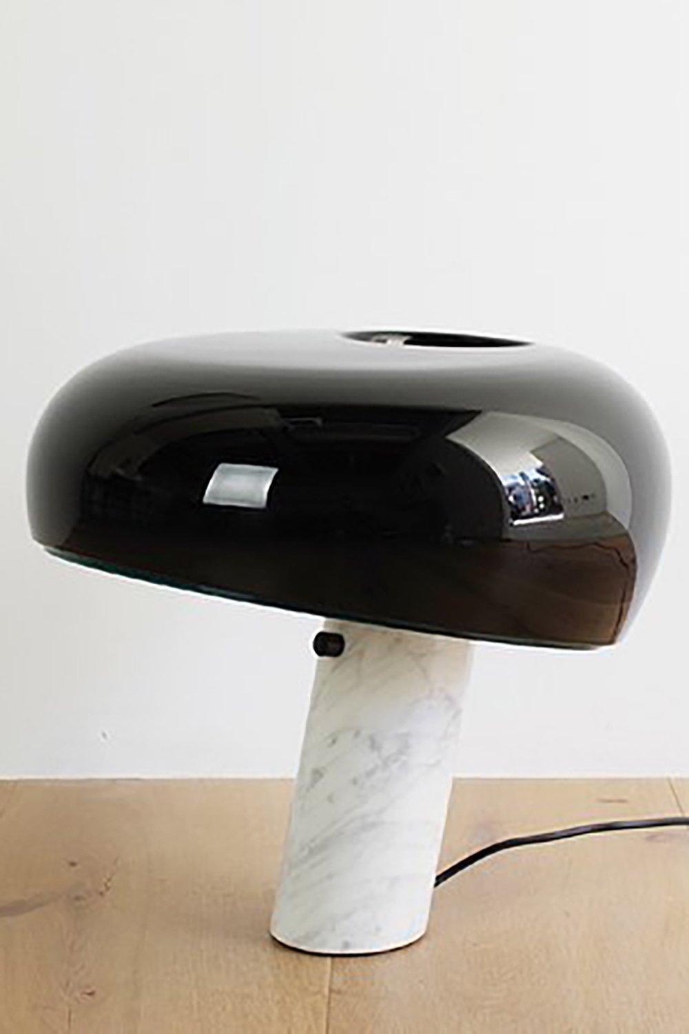 Marble Table Lamp with Modern Design for Living Room, Bedroom & Office Decor