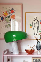 Marble Table Lamp with Modern Design for Living Room, Bedroom & Office Decor