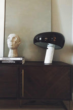 Marble Table Lamp with Modern Design for Living Room, Bedroom & Office Decor