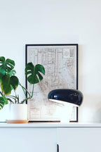 Marble Table Lamp with Modern Design for Living Room, Bedroom & Office Decor