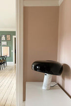 Marble Table Lamp with Modern Design for Living Room, Bedroom & Office Decor