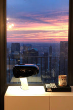 Marble Table Lamp with Modern Design for Living Room, Bedroom & Office Decor