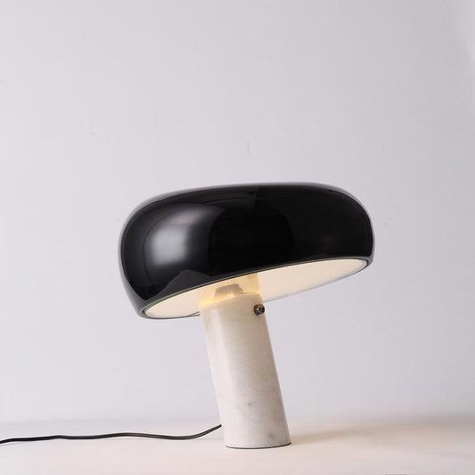 Marble Table Lamp with Modern Design for Living Room, Bedroom & Office Decor