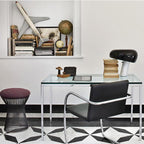 Marble Table Lamp with Modern Design for Living Room, Bedroom & Office Decor