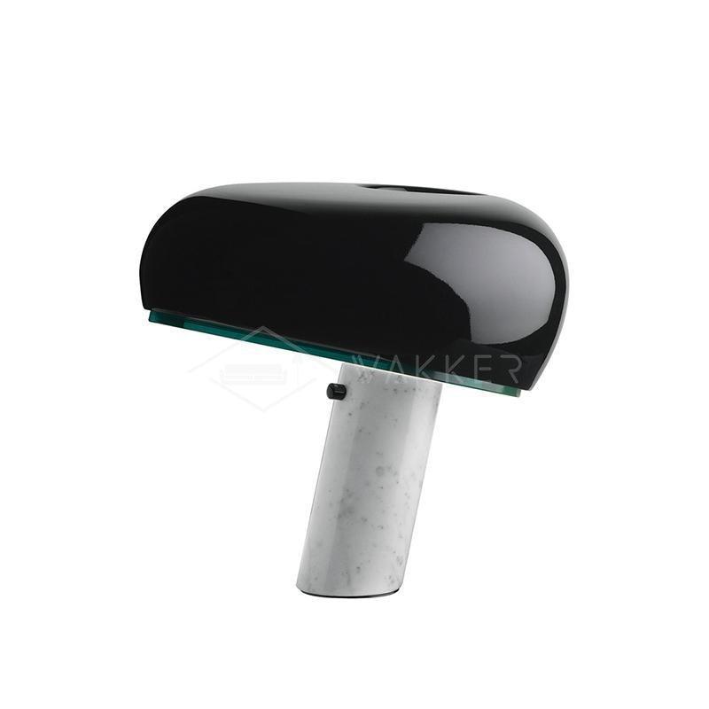 Marble Table Lamp with Modern Design for Living Room, Bedroom & Office Decor