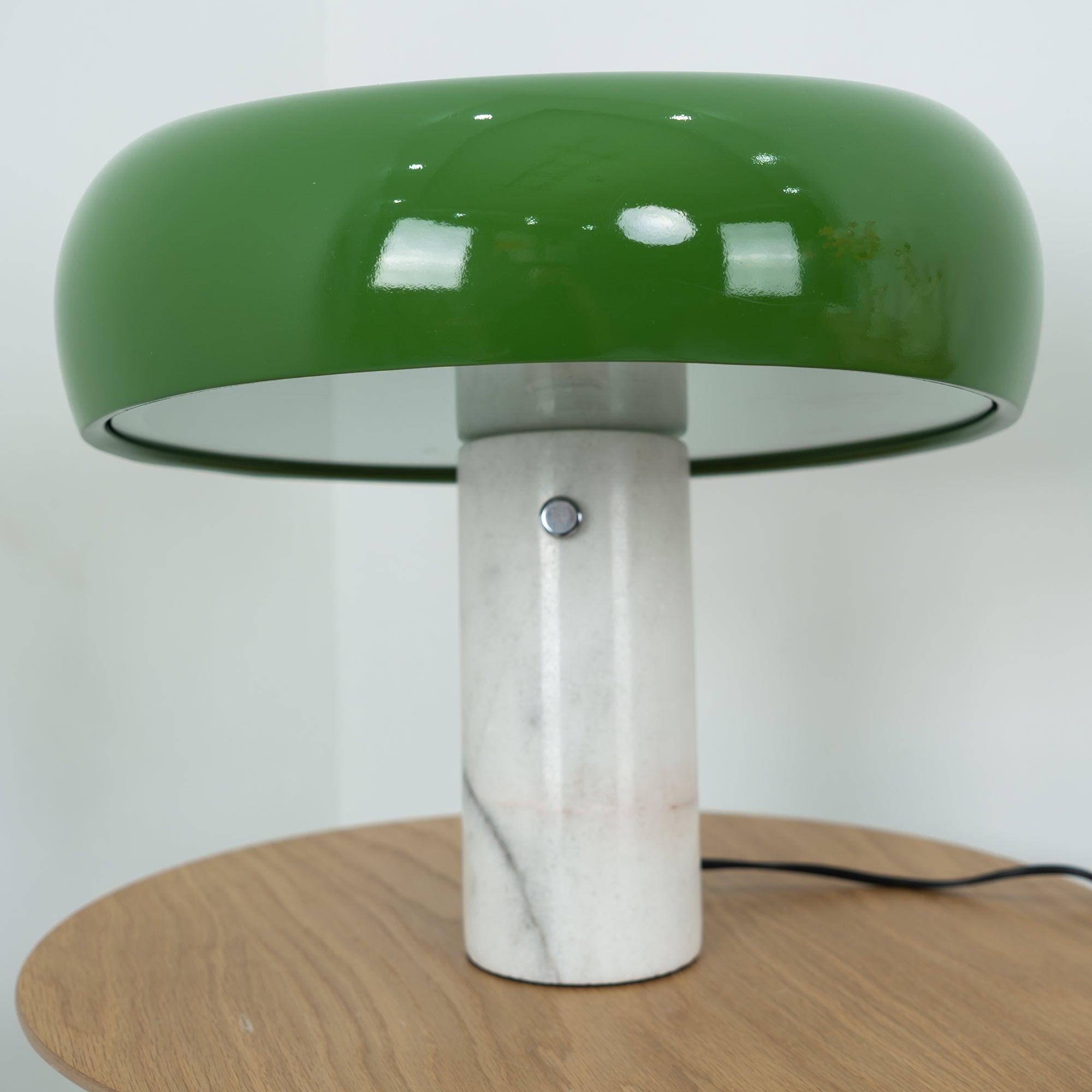 Marble Table Lamp with Modern Design for Living Room, Bedroom & Office Decor