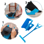 Sock Helper Slider | Long Handle, Portable & Easy to Use for All Types of Socks