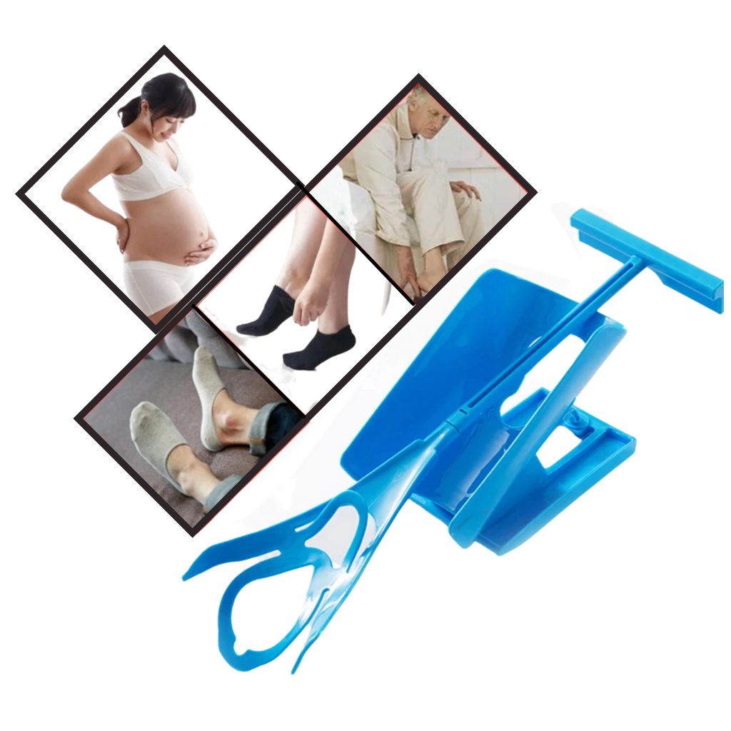 Sock Helper Slider | Long Handle, Portable & Easy to Use for All Types of Socks