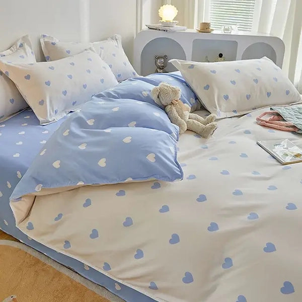 Soft Microfiber Bedding Set - Queen Size Comforter with Pillowcases for Cozy Bedroom Decor