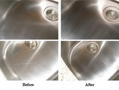 Stainless Steel Scratch Remover | Restores Rust, Discoloration & Scratches for Uncoated Metal Surfaces
