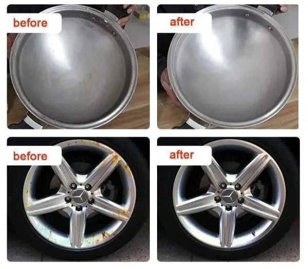 Stainless Steel Scratch Remover | Restores Rust, Discoloration & Scratches for Uncoated Metal Surfaces