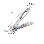 Premium Stainless Steel Nail Clippers | Extra Wide Jaw for Thick Toenails - Perfect for Podiatry Care