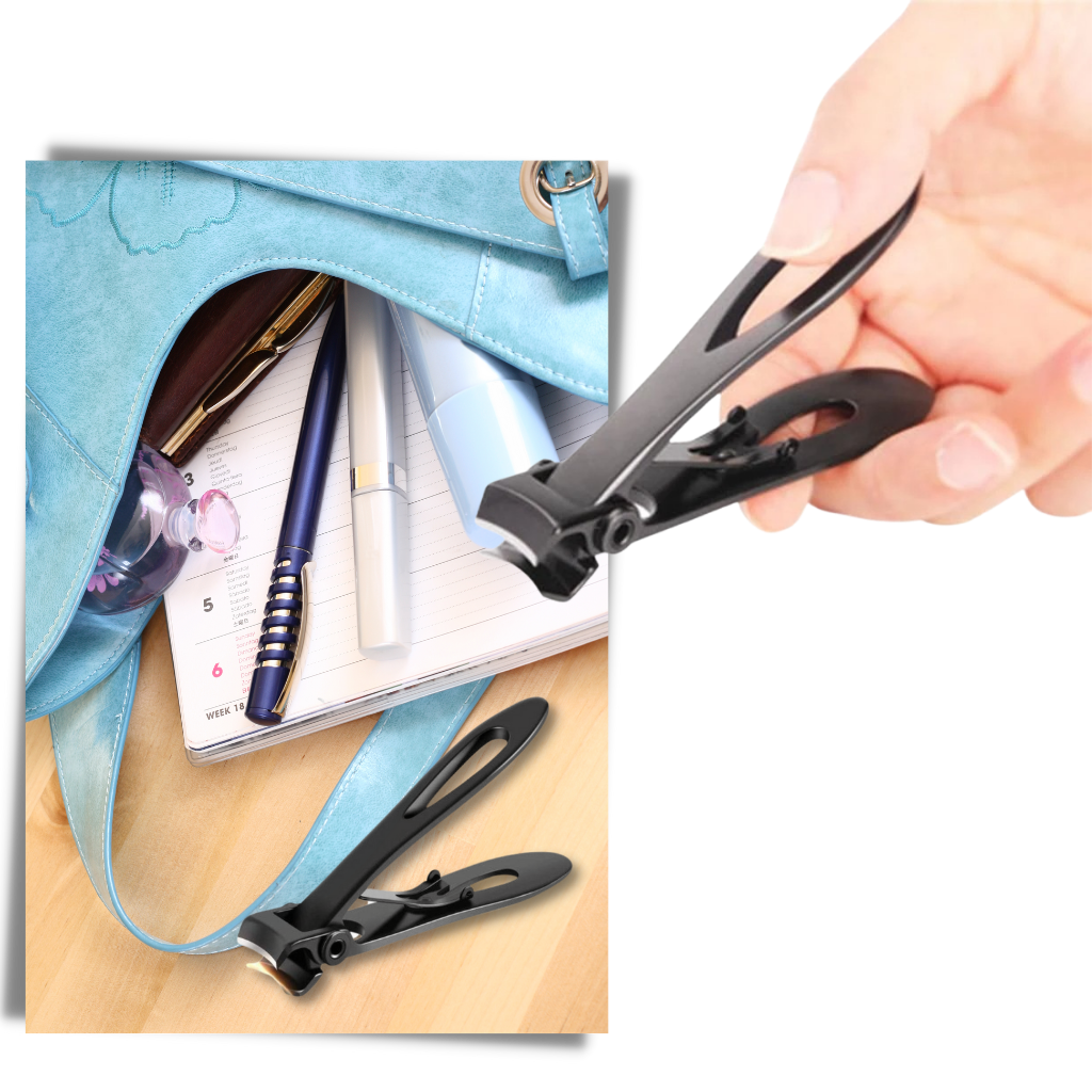 Premium Stainless Steel Nail Clippers | Extra Wide Jaw for Thick Toenails - Perfect for Podiatry Care