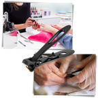 Premium Stainless Steel Nail Clippers | Extra Wide Jaw for Thick Toenails - Perfect for Podiatry Care