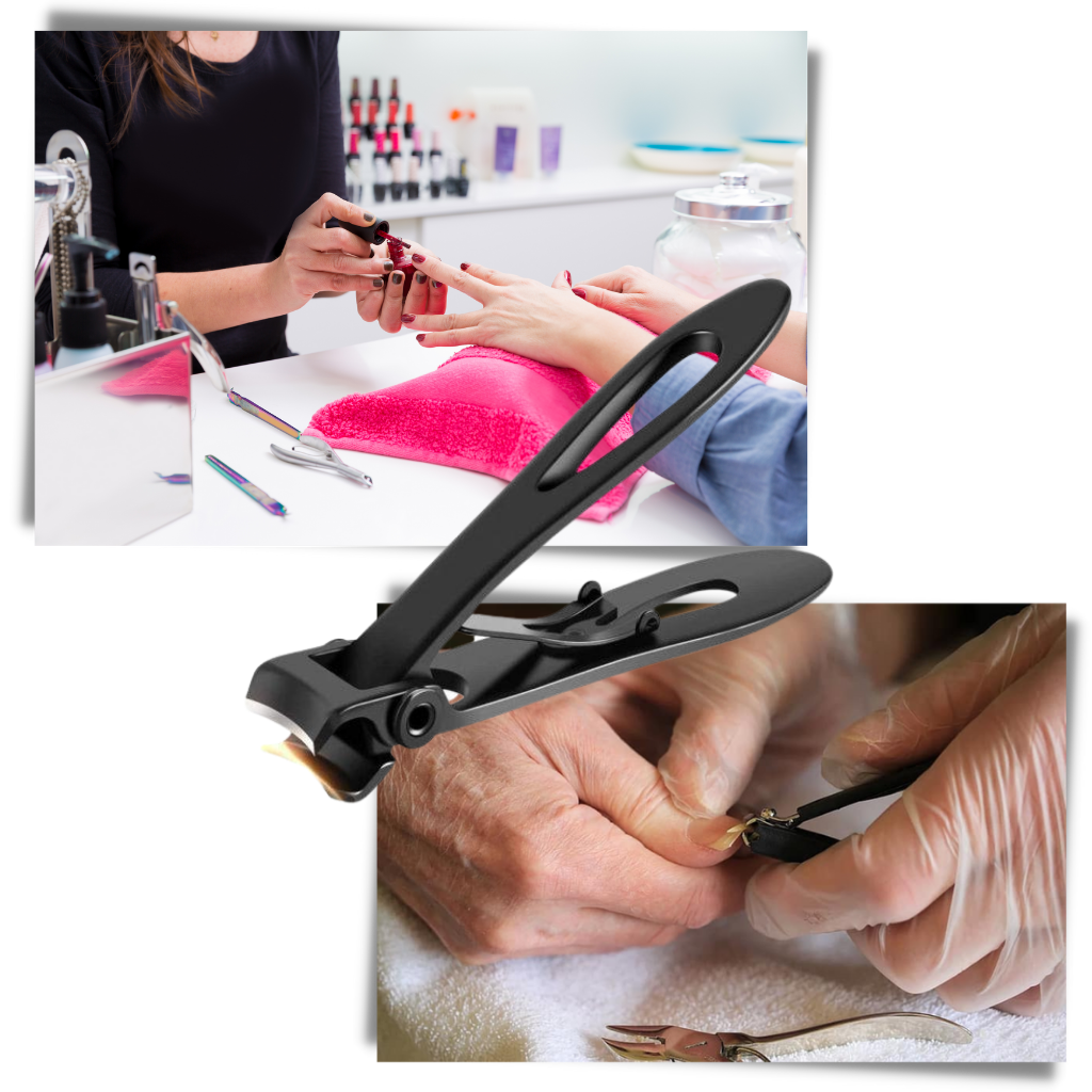 Premium Stainless Steel Nail Clippers | Extra Wide Jaw for Thick Toenails - Perfect for Podiatry Care