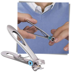 Premium Stainless Steel Nail Clippers | Extra Wide Jaw for Thick Toenails - Perfect for Podiatry Care