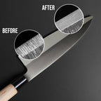 Diamond Knife Sharpener | Dual Grinding Angles & Interchangeable Discs for Professional-Grade Kitchen Performance