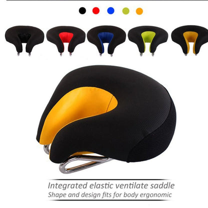 Noseless Bicycle Saddle | Thickened Soft Cushion for Comfort During Long-Distance Rides