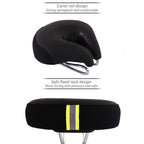 Noseless Bicycle Saddle | Thickened Soft Cushion for Comfort During Long-Distance Rides
