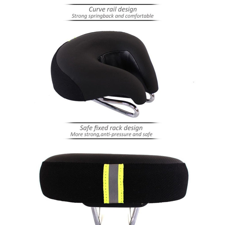 Noseless Bicycle Saddle | Thickened Soft Cushion for Comfort During Long-Distance Rides