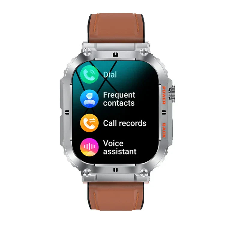 Durable Smartwatch | Military-Grade Waterproof, Fitness Tracking & Bluetooth Calling for Extreme Adventures
