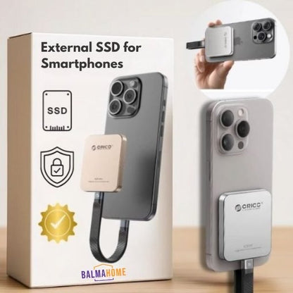 External SSD for Smartphones – Backup of Photos & Videos with USB-C