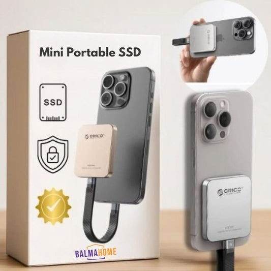 Mini Portable SSD – External Hard Drive for Travel & Adventures