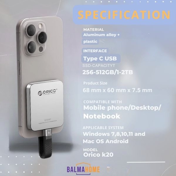 Portable SSD for Mac – External Hard Drive Compatible with macOS