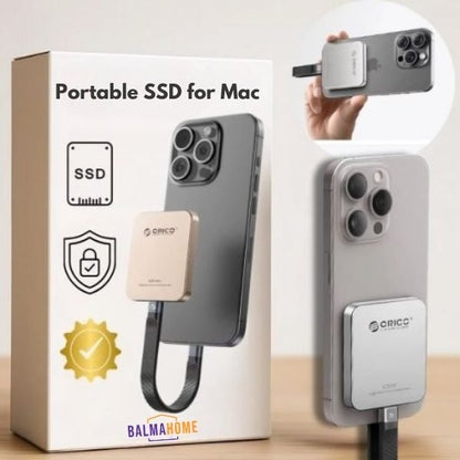 Portable SSD for Mac – External Hard Drive Compatible with macOS