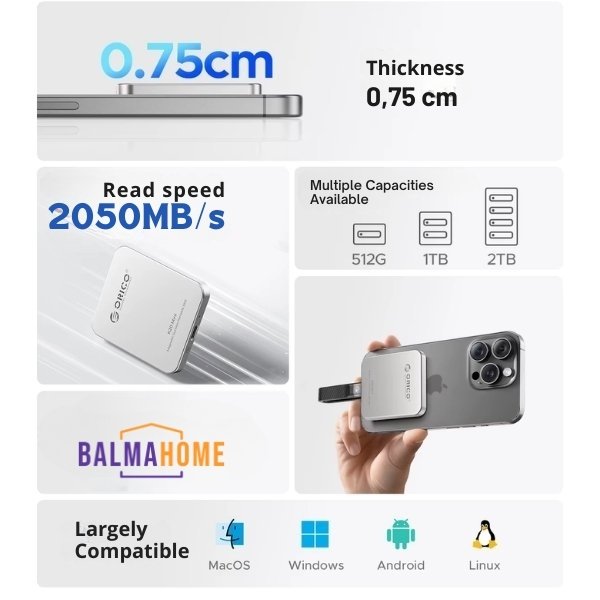 Silent Portable SSD – External Hard Drive without Moving Parts