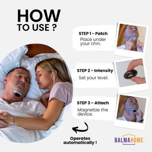 Premium Smart Anti-Snoring Device | EMS Sleep Tech & No-CPAP Relief