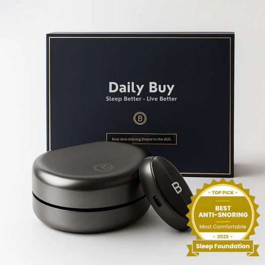 Premium Smart Anti-Snoring Device | EMS Sleep Tech & No-CPAP Relief