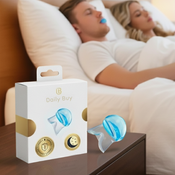 Tongue Retaining Device for Sleep Apnea – Anti-Snoring Aid, No CPAP Needed