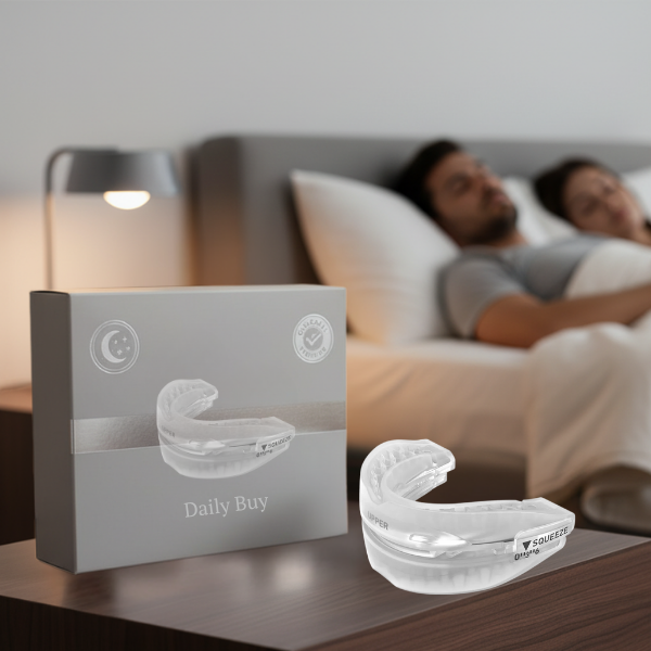 OTC Sleep Apnea Mouthpiece – Anti-Snoring Oral Device, Custom Fit, No CPAP Needed