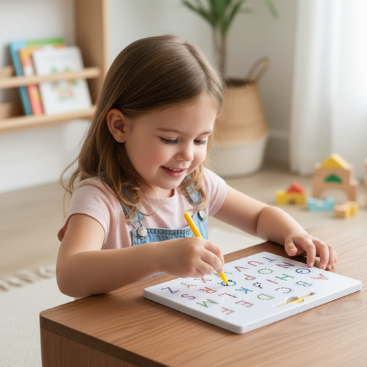 Magnetic Ball Writing Board | Interactive Learning Tool for Letters, Numbers & Creative Patterns for Kids 3 Years and Up