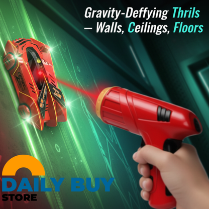 Laser-Controlled Wall Climbing RC Car | Gravity-Defying, LED Lights & Stunt Ready for Indoor Racing Fun