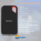 16TB / 30TB External SSD Hard Drive – Portable Storage for Businesses & Professionals