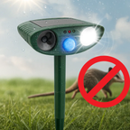Ultrasonic Possum Repeller | Solar Powered, Waterproof & Chemical-Free for Effective Outdoor Pest Control