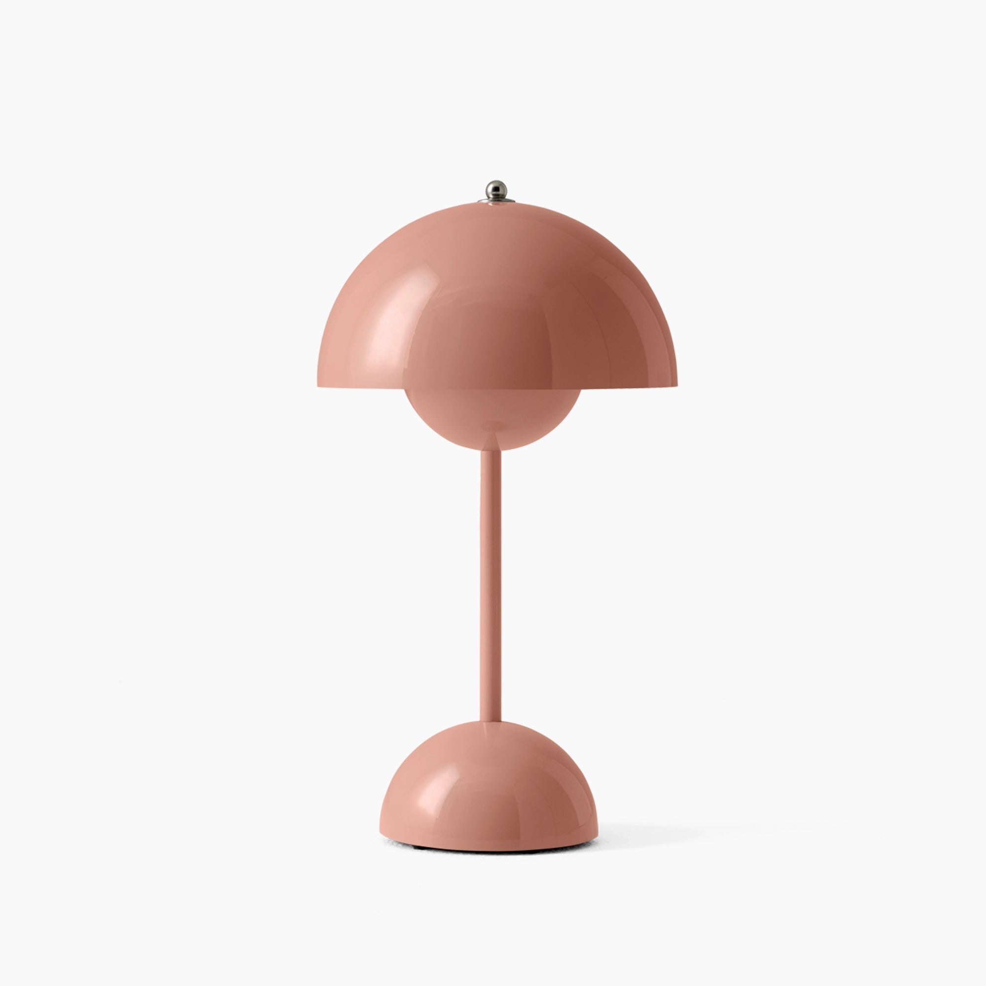 LED Mushroom Lamp - Taupe Scandinavian Mid-Century Fixture for Living Room & Bedroom Lighting