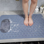 Extra Large Non-Slip Shower Mat | Quick Dry Antibacterial Bath Mat for Bathroom Safety & Slip Resistance