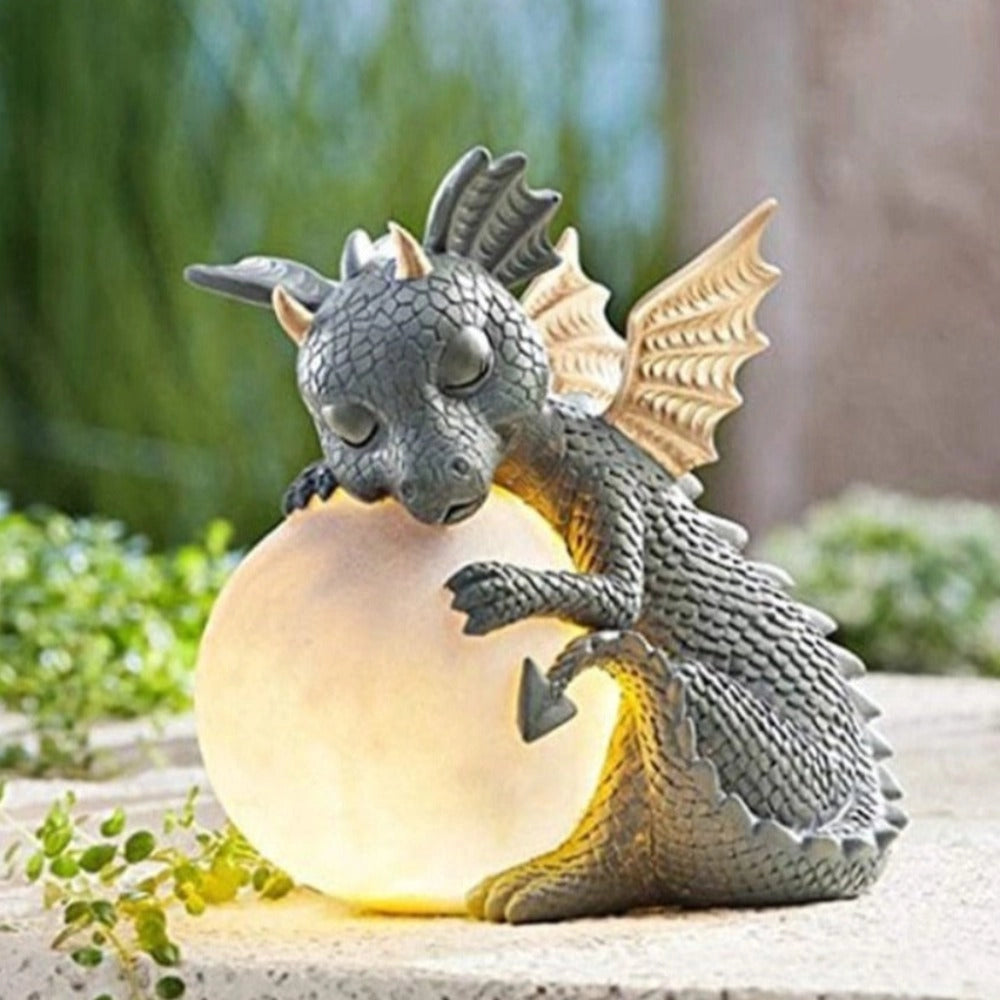 LED Dragon Lamp - Fantasy Night Light & Mythical Room Decor for Kids' Bedrooms and Playrooms