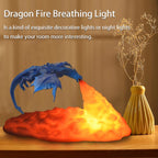 LED Dragon Lamp - Fantasy Night Light & Mythical Room Decor for Kids' Bedrooms and Playrooms