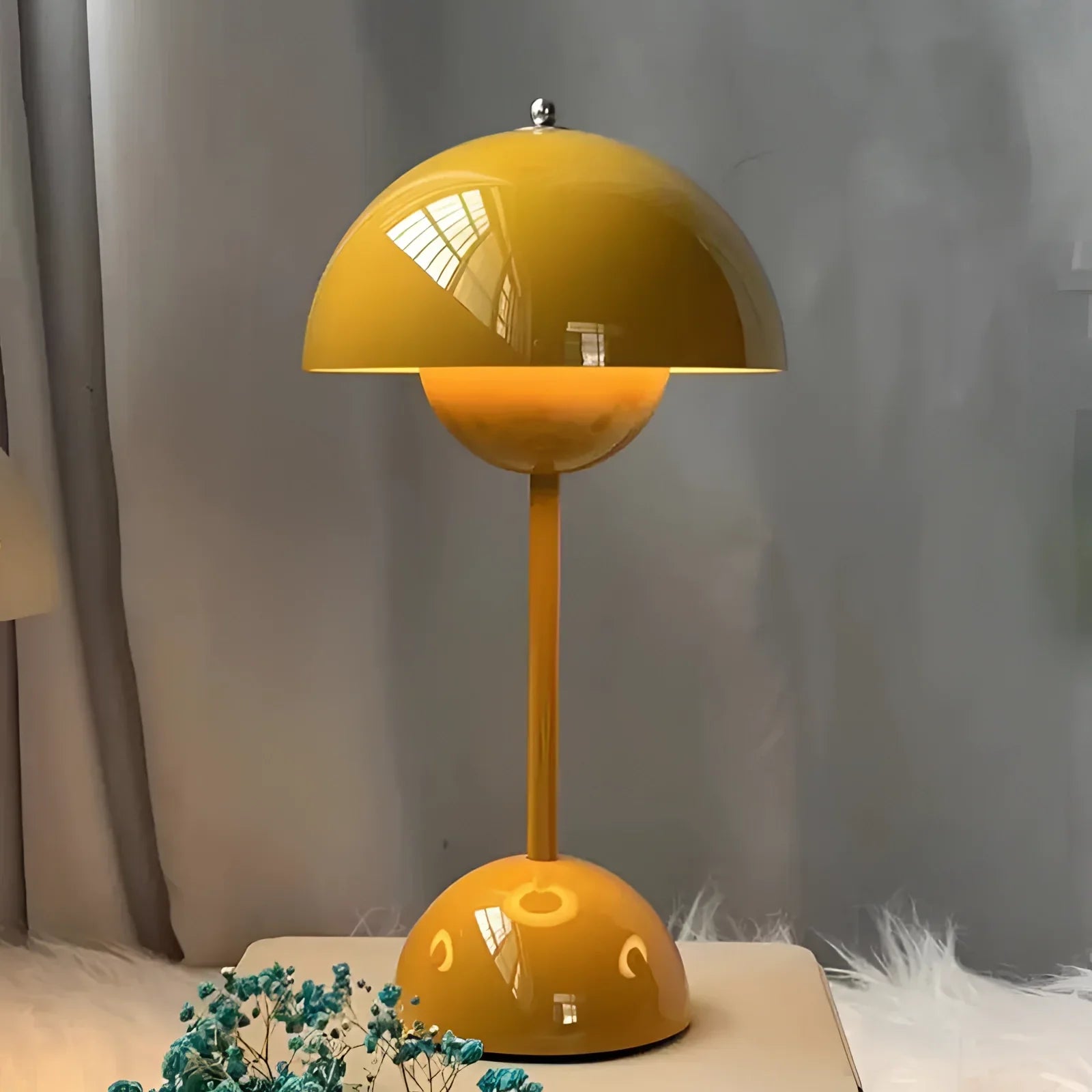LED Green Dome Desk Lamp - Mid-Century Vintage Style Lighting for Home Office & Study